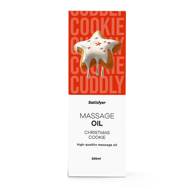 Satisfyer High-Quality Massage Oil olejek do masażu Christmas Cookie 250ml
