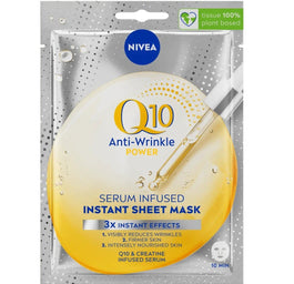 Nivea Q10 maska w płachcie z serum przeciwzmarszczkowym 1szt