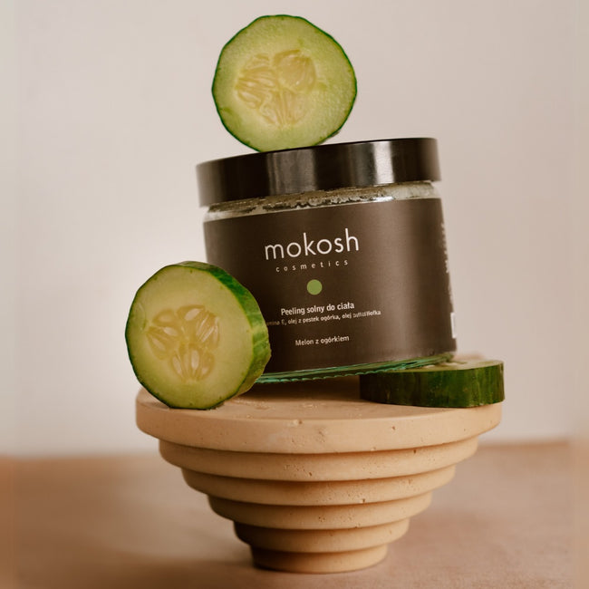 Mokosh Peeling solny do ciała Melon z ogórkiem 300g