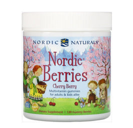 Nordic Naturals Nordic Berries suplement diety dla dzieci 120 żelek wiśniowych
