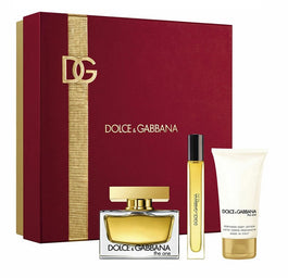 Dolce & Gabbana The One Woman zestaw woda perfumowana spray 75ml + balsam do ciała 50ml + woda perfumowana spray 10ml