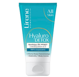 Lirene Hyaluro Detox nawilżający żel myjący z mikrokapsułkami witaminy E 150ml