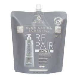 Alama Repair szampon z keratyną do włosów zniszczonych refill 1000ml