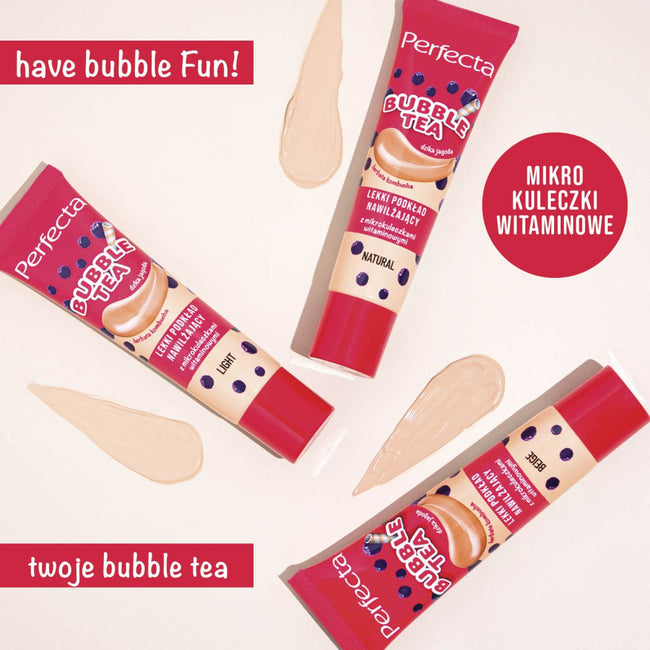 Perfecta Bubble Tea lekki podkład nawilżający