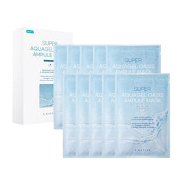 S.NATURE Super Aquagel Oasis Ampule Mask nawilżająca maska w płachcie 10x30ml