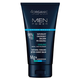 4organic Men Power naturalny chłodzący balsam po goleniu Cooling