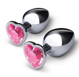 b-Vibe Jewel Heart Training Set korki analne 2szt.