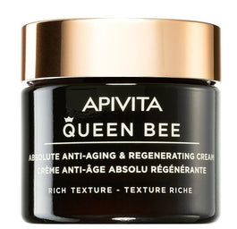 Apivita Queen Bee Absolute Anti-Aging & Regenerating Cream Rich Texture krem przeciwzmarszczkowy o bogatej konsystencji 50ml