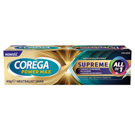 Corega Power Max Supreme All in 1 krem mocujący do protez zębowych 40g
