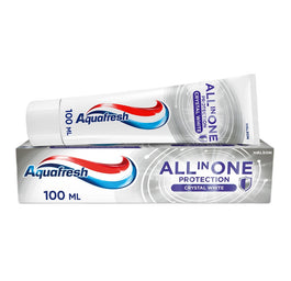 Aquafresh All In One Protection pasta do zębów z fluorkiem Crystal White 100ml