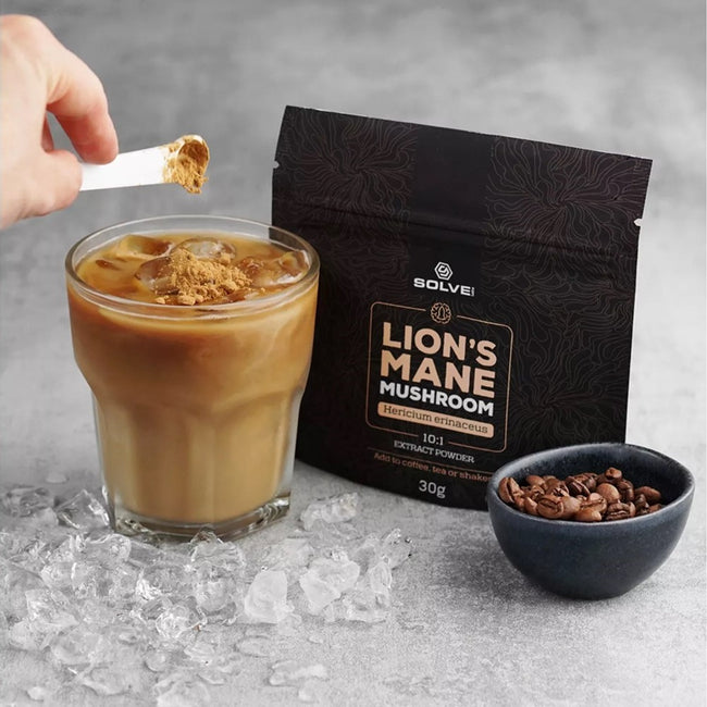Solve Labs Lion's Mane Mushroom soplówka jeżowata suplement diety w proszku 30g
