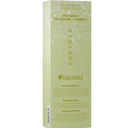Nacomi Rich & Comfy Regeneration Avocado zestaw krem do twarzy 40ml + krem pod oczy 15ml + maska do twarzy 40ml