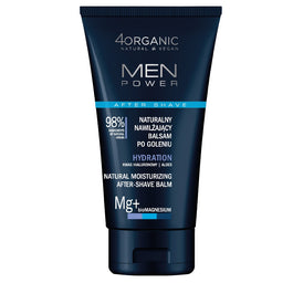 4organic Men Power naturalny nawilżający balsam po goleniu Hydration