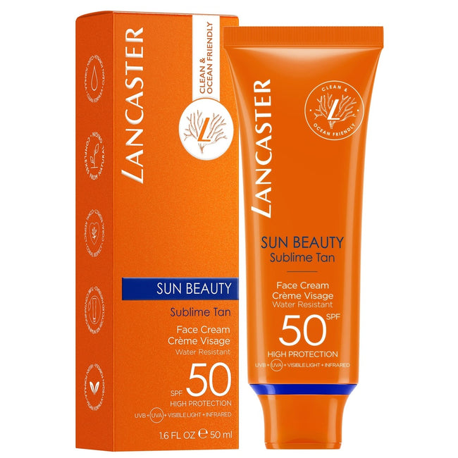 Lancaster Sun Beauty Face Cream SPF50 ochronny krem do twarzy 50ml