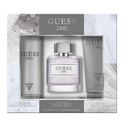 Guess Guess 1981 zestaw woda toaletowa spray 100ml + dezodorant spray 226ml + żel pod prysznic 200ml