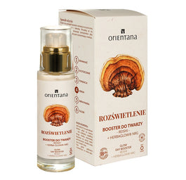 ORIENTANA Booster rozświetlający do twarzy Reishi i HerbaGlow 30ml