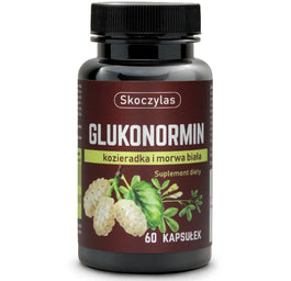 Skoczylas Glukonormin kozieradka i morwa biała suplement diety 60 kapsułek