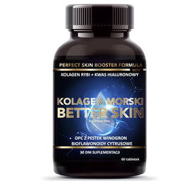 Intenson Kolagen Morski Better Skin + Witamina C + Kwas Hialuronowy suplement diety 60 tabletek