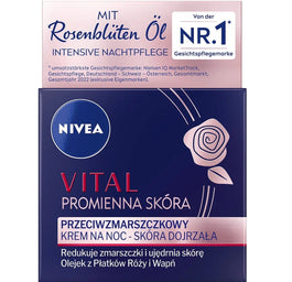 Nivea Vital Promienna Skóra przeciwzmarszczkowy krem na noc 50ml