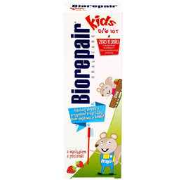 Biorepair Kids pasta do zębów dla dzieci 0-6 lat Poziomka 50ml