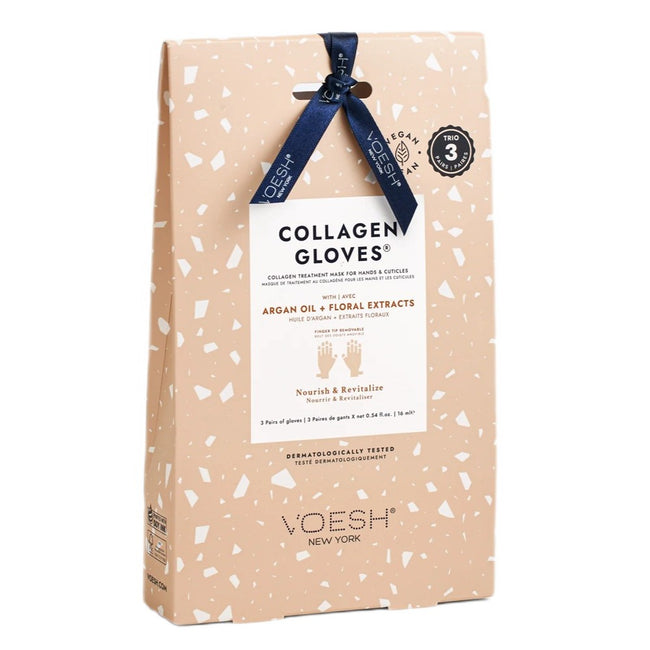 VOESH Collagen Gloves Trio kolagenowa maska do rąk i skórek 3 pary rękawiczek