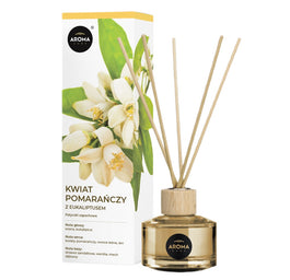 Aroma Home Patyczki zapachowe Kwiat Pomarańczy z Eukaliptusem 50ml
