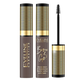 Eveline Cosmetics Brow & Go! maskara do brwi z zagęszczającymi włókienkami