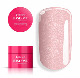 Silcare Base One Shimmer Misty Rose żel budujący do paznokci 50g