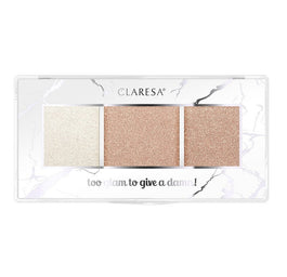 Claresa Too Glam To Give A Damn paleta rozświetlaczy