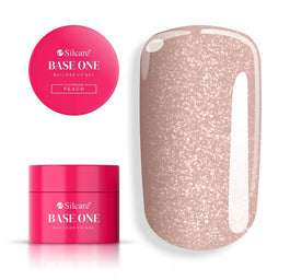 Silcare Base One Shimmer Peach żel budujący do paznokci 50g
