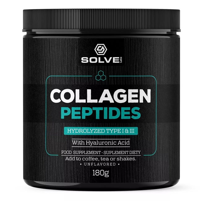 Solve Labs Collagen Peptides kolagen wołowy suplement diety w proszku 180g