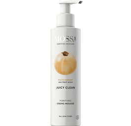 MOSSA Juicy Clean kremowa emulsja oczyszczająca z białą porzeczką 190ml