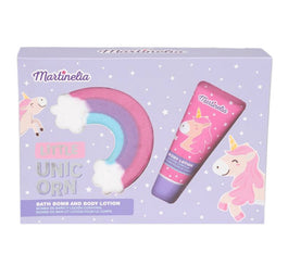 Martinelia Little Unicorn Bath Duo zestaw balsam do ciała 60ml + kula do kąpieli 150g