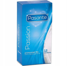 Pasante Passion prezerwatywy prążkowane 12szt