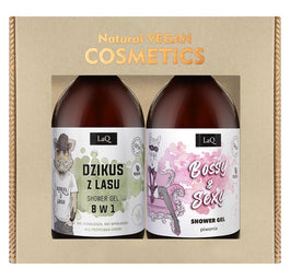 LaQ Pełną Parą zestaw Bossy & Sexy żel pod prysznic 500ml + Dzikus z Lasu żel pod prysznic 500ml