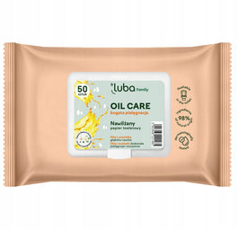 Luba Family Oil Care nawilżany papier toaletowy 50szt
