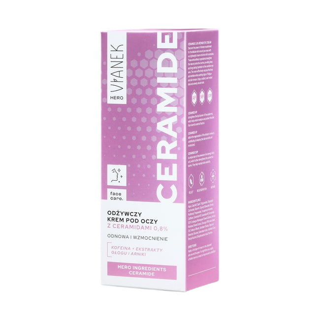 VIANEK Hero odżywczy krem pod oczy z ceramidami 15ml