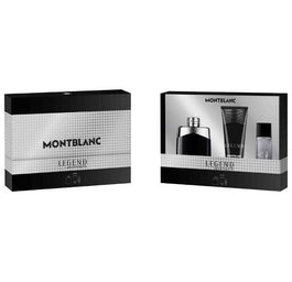 Mont Blanc Legend zestaw woda toaletowa spray 100ml + żel pod prysznic 100ml + woda toaletowa spray 15ml