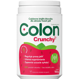 Colon Crunchy suplement diety w proszku Strawberry 150g
