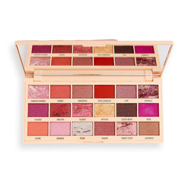 Makeup Revolution I Heart Revolution Chocolate Eyeshadow Palette paleta cieni do powiek Marble Rose Gold 18g