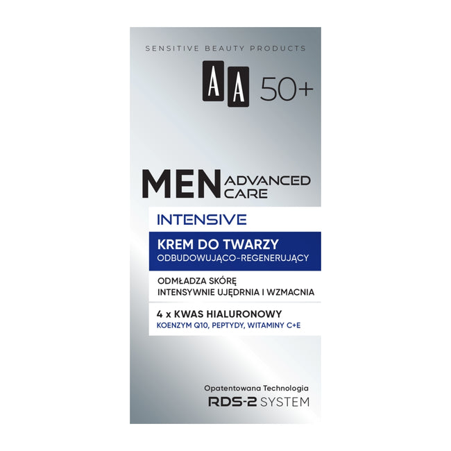 AA Men Advanced Care Intensive 50+ krem do twarzy odbudowująco-regenerujący 50ml