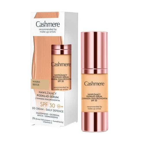 Cashmere Nawilżający podkład-serum z kwasem hialuronowym SPF