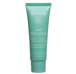Apivita Just Bee Clear Blemish Control Mattifying Moisturizer matujący żel-krem na skórę tłustą i skłonną do trądziku 40ml