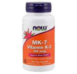 Now Foods MK-7 Vitamin K-2 100mcg suplement diety 120 kapsułek
