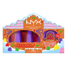 NYX Professional MakeUp Holiday Smushy Kit zestaw balsamów do ust 3x8ml