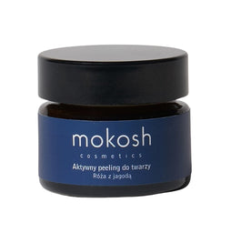 Mokosh Aktywny peeling do twarzy Róża z jagodą 15ml