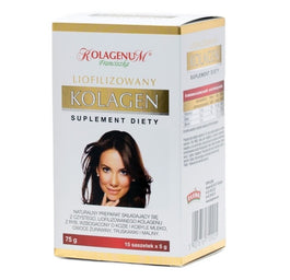 Elena Kolagenum Franciszka liofilizowany kolagen suplement diety w saszetkach 15x5g