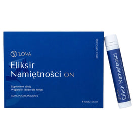 LOVA Eliksir Namiętności On suplement diety Truskawka 7x25ml