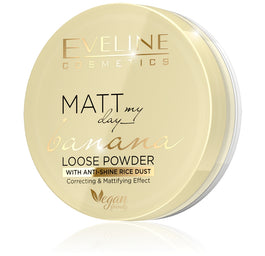 Eveline Cosmetics Matt My Day Banana Loose Powder korygująco-matujący sypki puder do twarzy 6g