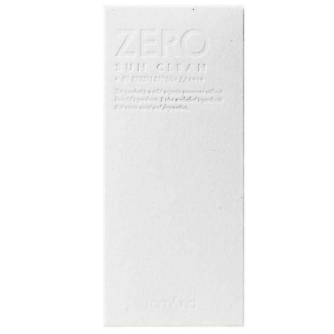 Rom&nd Zero Sun Clean krem przeciwsłoneczny do twarzy SPF50+ PA++++ 01 Fresh 50ml